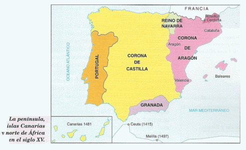 Geo, Humana, Organizacin territorial, Divisin Poltico-Administrativa, Siglo XV
